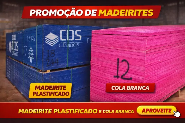 Madeirites para sua Obra 