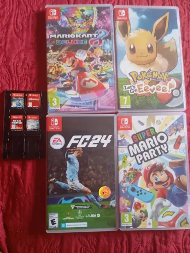 Jogos Nintendo switch preço na descrição