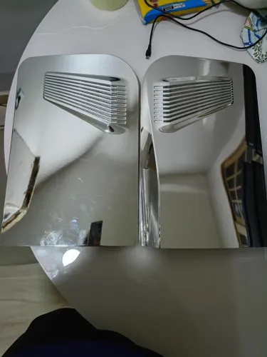 Tampas faceplates cromadas e espelhadas para PS5 FAT mídia física