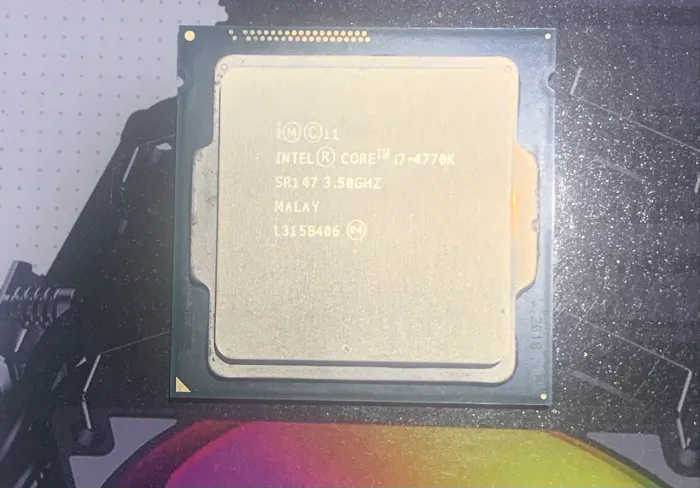 Processador Intel Core i7-4770K Usado, 3.5 GHz, CPU de Oito Threads, 84W, LGA 1150