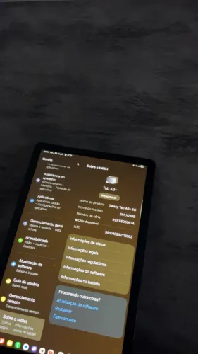 Tablet Samsung tab A9+Plus 5G e Capa