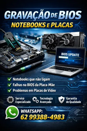 atualização de bios