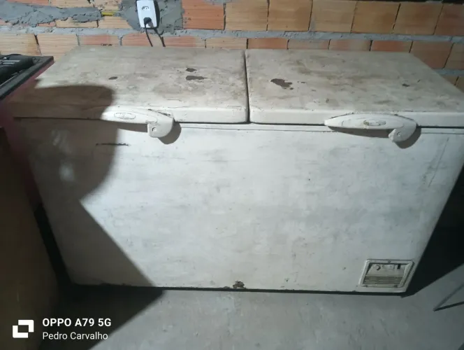 Freezer horizontal duas tampas