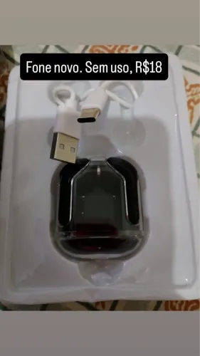 Fone novo sem nenhum problema 