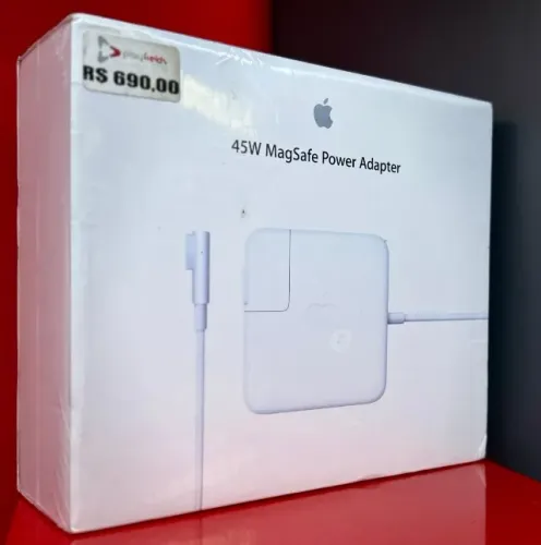 Apple 45W MagSafe Power Adapter - MC747E/A - Produto Novo com Garantia da Loja