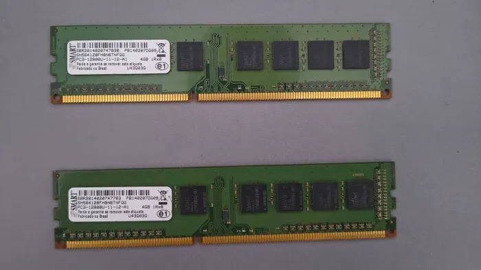 MEMÓRIA RAM DESKTOP DDR3 1600MHz 12800u 2x 4GB
