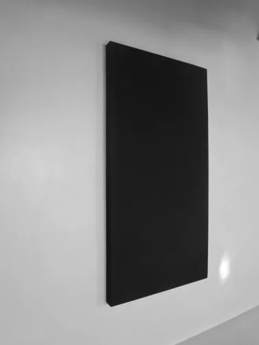 Painel Acústico de lã de rocha e MDF 124X64X05cm