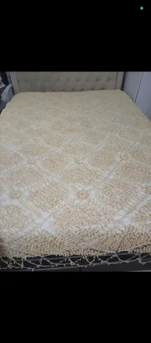 Colcha de crochê