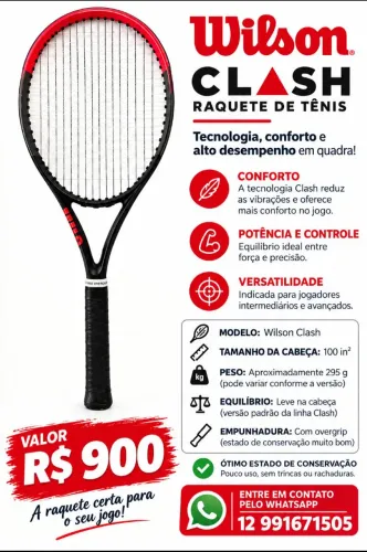 Raquete tênis Wilson Clash