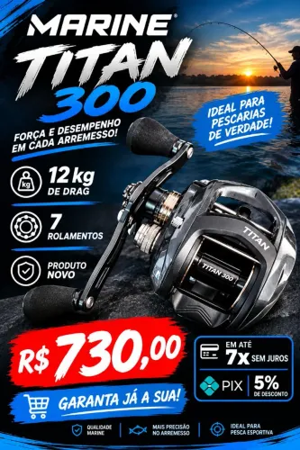 Carretilhas Daiwa, Marine, Zest e Saint.