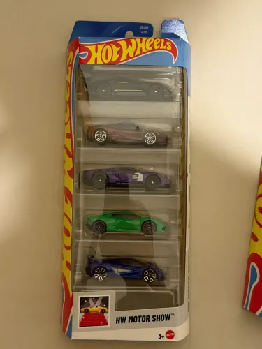 Five Pack HW Motor Show - Ferrari roxa 