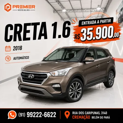 Hyundai Creta Pulse 1.6 16V Flex Aut. 2018