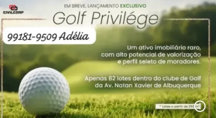 Golf Residence para você investidor na Colonia Japonesa sem consulta ao Spc e Serasa!!!
