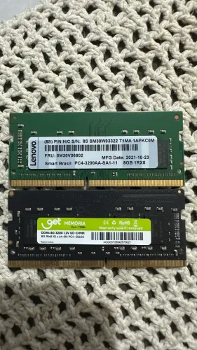 MEMÓRIA DDR4 2x 8GB 3200 - 16GB