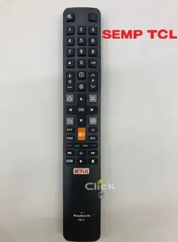 Controle Remoto Compatível Com Tv Tcl Semp Toshiba Smart 4k