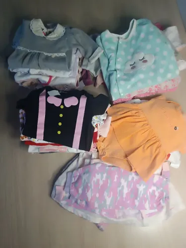 Lote roupas bebê menina