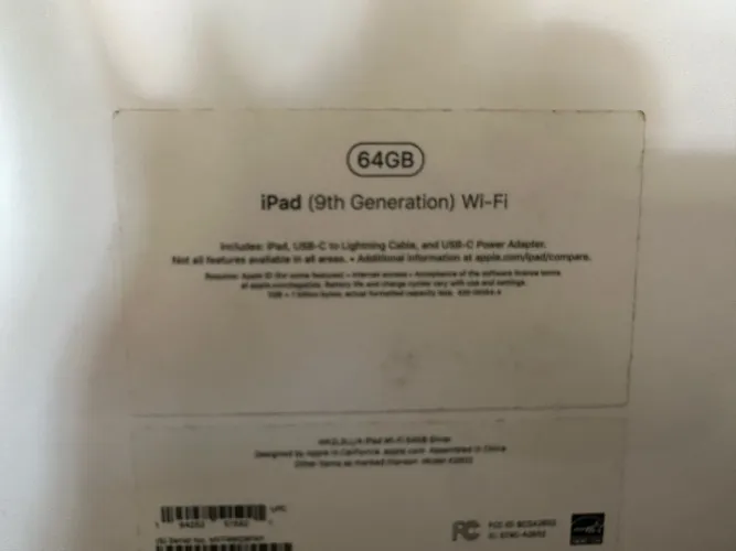 IPAD 9ª geração 64gb Wi-Fi