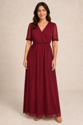 Vestido de festa Vinho P/M
