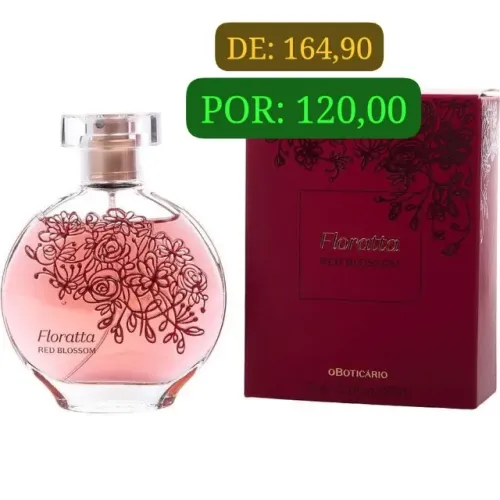 PERFUME FLORATTA RED BLOSSOM BOTICÁRIO 