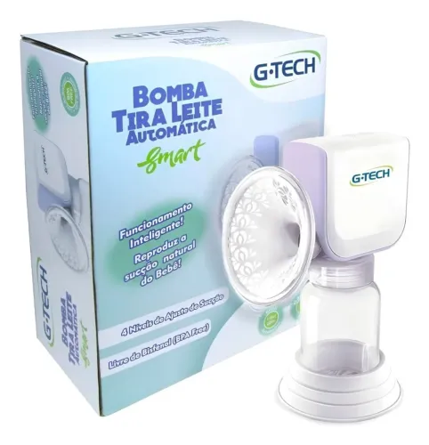 Bomba Tira Leite Automática Smart da G-Tech <br><br><br><br>A Bomba Tira Leite Automática Smart G-Tech