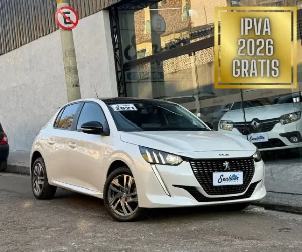 Peugeot 208 Griffe 1.6 Flex 16V 5P Aut. 2021