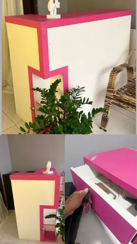 Balcão de recepção 