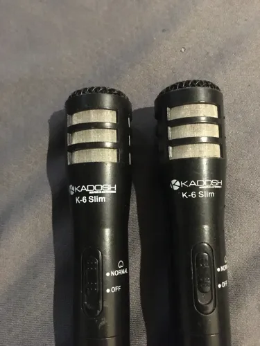 Par de microfone kadosh k-6 slim 