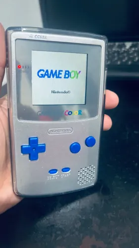 Game Boy Color + Tela IPS + FlashCard
