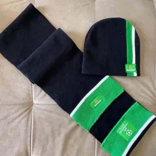 Kit Colecionador Heineken UEFA Champions League (Touca + Cachecol) - Novo?
