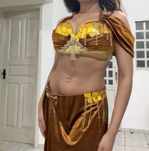 Traje Dança do Ventre Figurino