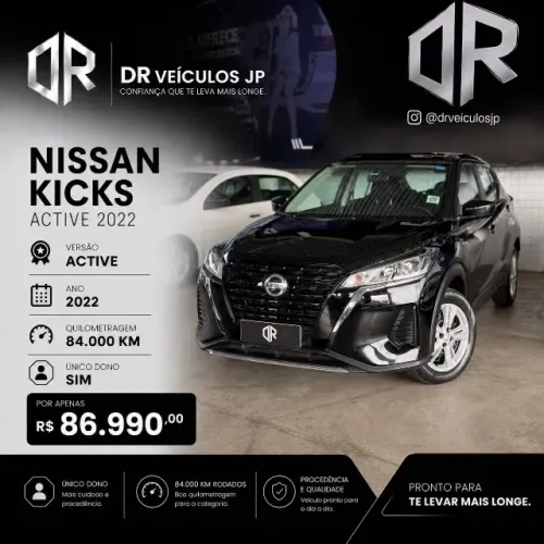 Nissan Kicks Active S 1.6 16V Flex Aut. 2022