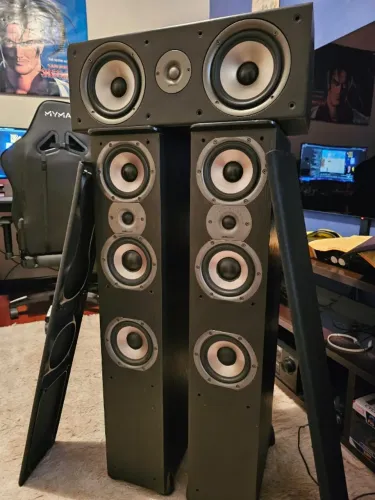 Receiver Denon + conjunto de caixas