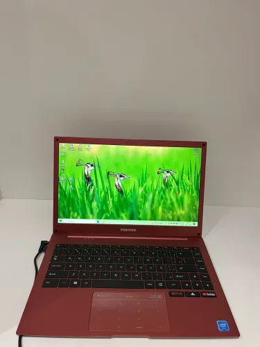 Notebook Positivo Motion Q464B Intel Atom Quad core 14"Vermelho ÓTIMO ESTADO!