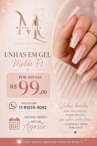 Alongamento de unhas em gel