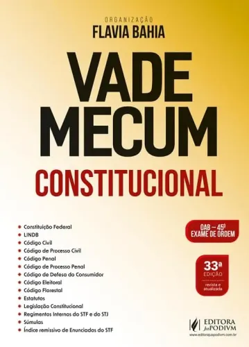 Livro: vade mecum constitucional -flavia bahia - 45º exame de ordem 2026 - 09.12.2025