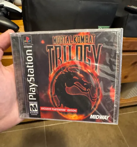 Mortal Kombat Trilogy - PS1 - Reprodução Prensado 