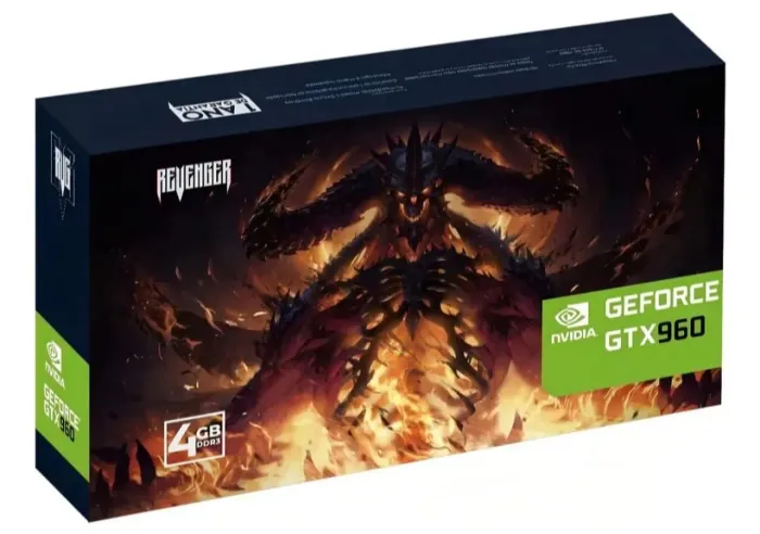 Placa de Vídeo Nvidia Revenger GTX 960 4GB GDDR5 PCI-Express 3.0 HDMI DisplayPort DVI