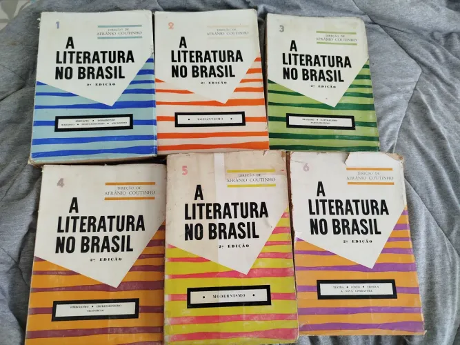 Coleção A Literatura no Brasil - Afrânio Coutinho - 6 volumes