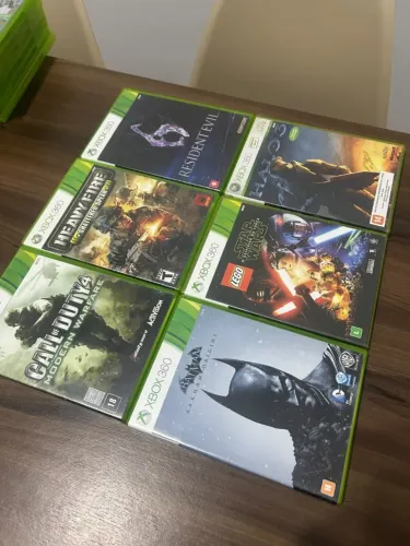 Jogos XBOX 360 Originais - Batman, Resident Evil, Halo 3...