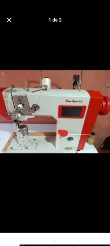 Vendo máquina de pesponto uma agulha em perfeito estado apenas 7 meses de uso sem defeito