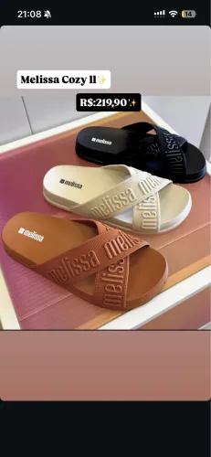 Vendo Melissa cor nude n39