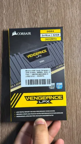 Memória ram Corsair 2x 16gb 3600mhz