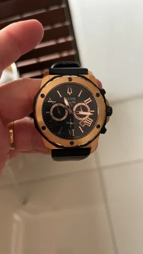 Relógio Bulova Marine Star Chronograph 98b104 semi novo
