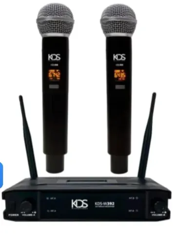 ? MICROFONES SEM FIO KDS - DUPLO Novo ?