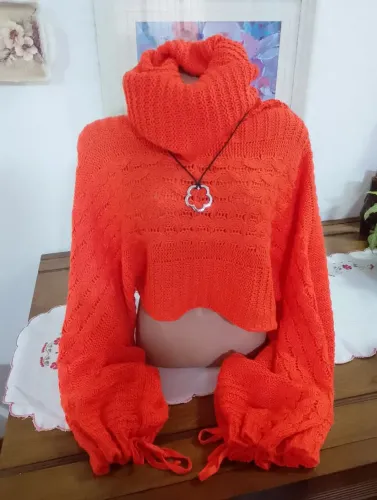 Blusa de tricô