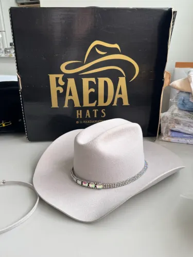 Chapéu Faeda Hats Original - Branco Gelo
