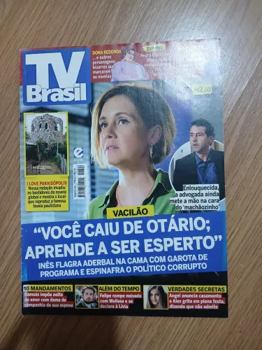 Revista TV BRASIL Adriana Esteves Sandra brea Rafael Cardoso Sergio marone paola Oliveira