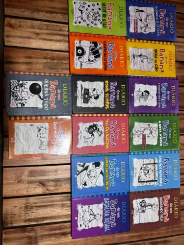 Coleção Diário de um Banana (Vol 2 ao 14) - 13 Volumes capa dura