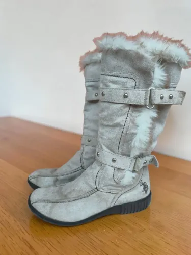 Bota Pelinhos us polo assn forrada peluciada quentinha inverno Tam 36
