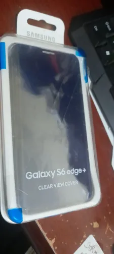 Capa clear view cover para galaxy s6 edge plus